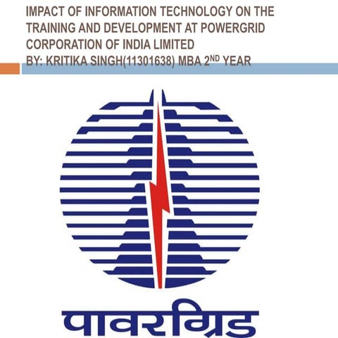 IMPACT OF INFORMATION TECHNOLOGY ON THE TRAINING AND