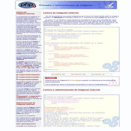 66 Php. Encuadre Y Redimensionado De Imagenes