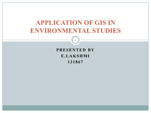 application of gis