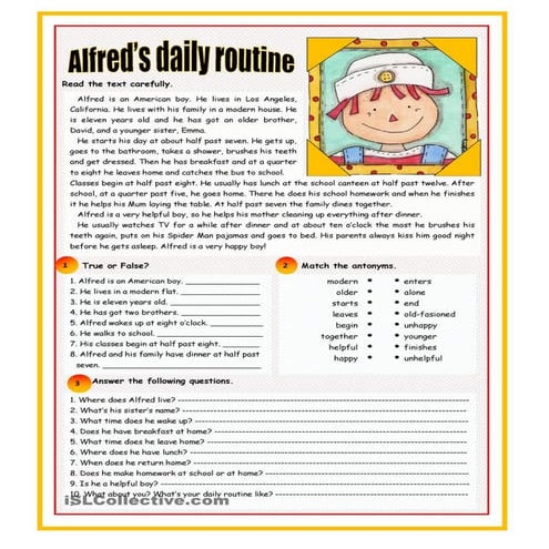 DAILY ROUTINE | PDF