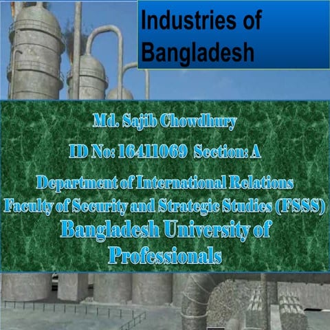 Industries of BD