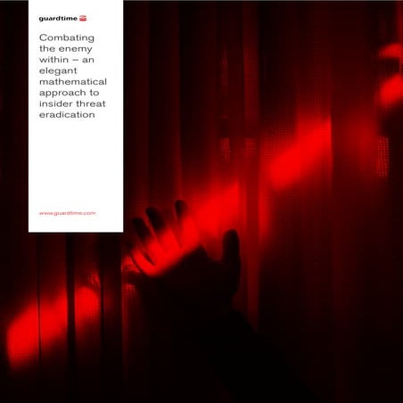 Combating the enemy within – an elegant mathematical approach to insider thre...