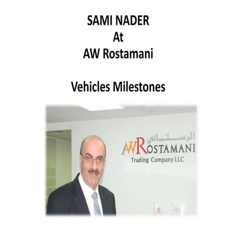 Sami Nader& AWR Trading 2009 to 2016 Vehicles | PDF