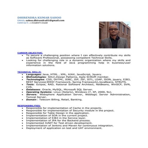 DHIRENDRA KUMAR SAHOO