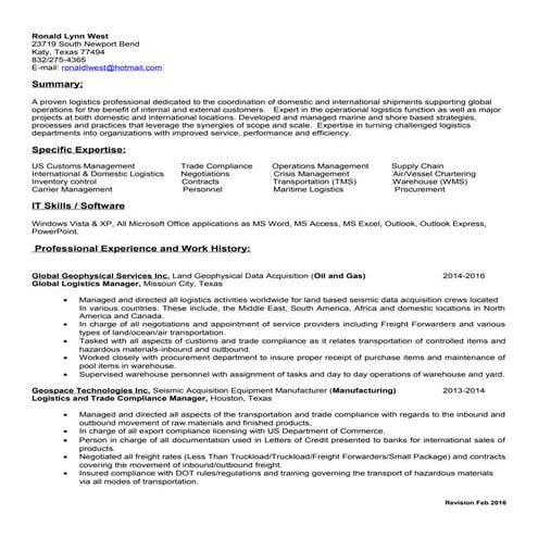 Glass & Facade Logistics Capability Statement V1 | PDF