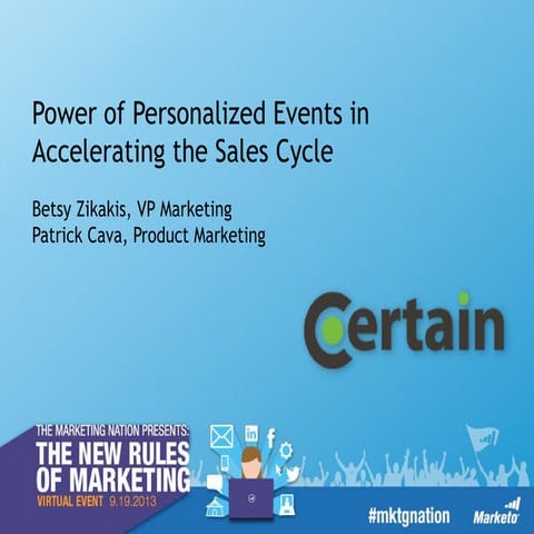 Power of Personalized Event Experiences in Accelerating the Sales Cycle