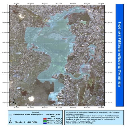 pallikaranai flood risk map