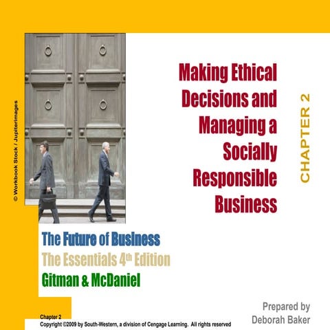Making ethical decisions and managing .ppt