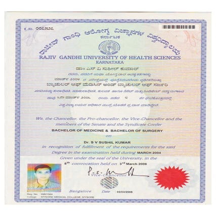 Certificates
