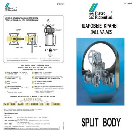  Split body Pietro Fiorentini 