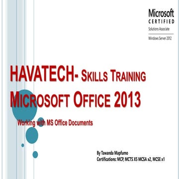 MS Office Presentation