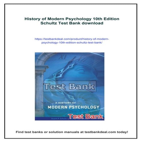 DOWNLOAD A HISTORY OF MODERN PSYCHOLOGY 10TH BY SCHULTZ PDF visual data 4