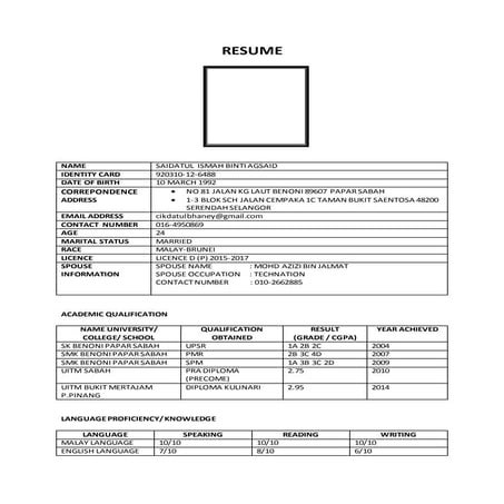 CURRICULUM VITAE LORI | RTF