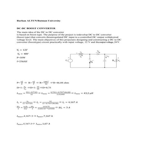 DC-DC Boost Converter