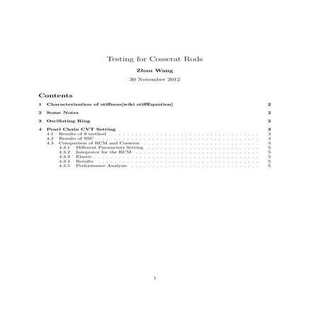 Simulation Testing for Cosserat Rods