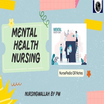 ppt mental health stduent of all the nursing | PPTX