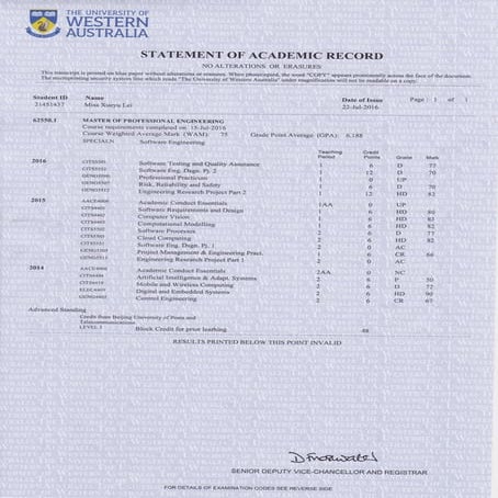BUPT-transcripts | PDF