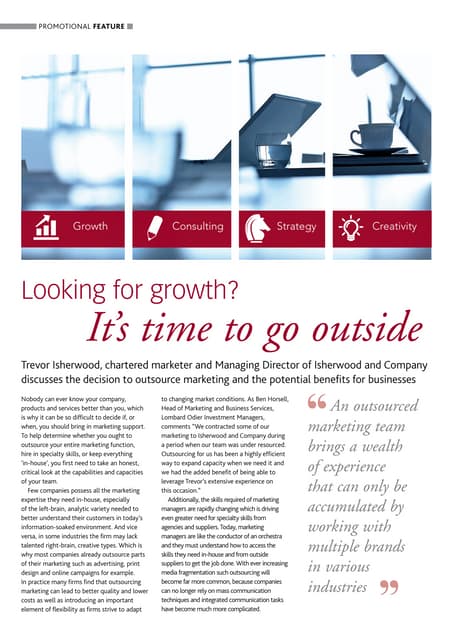 Outsourcing Marketing Services | PDF