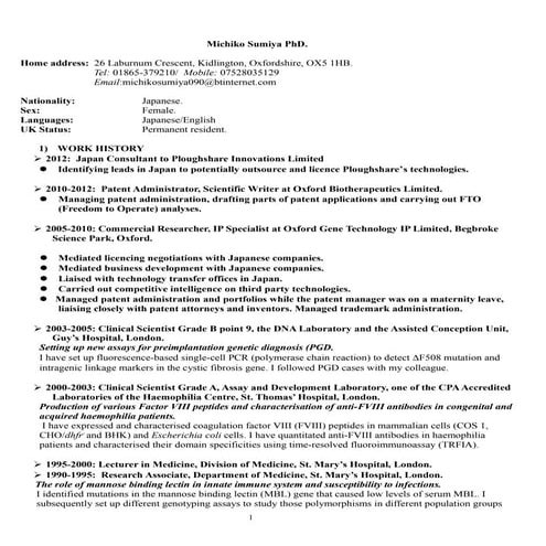 CV_Michiko Sumiya