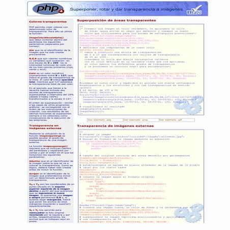 67 Php. Superponer, Rotar Y Dotar De Transparencia A Imagenes