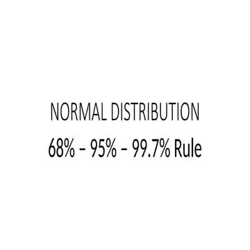 68-95-99.7 Rule - normal distribution.pptx