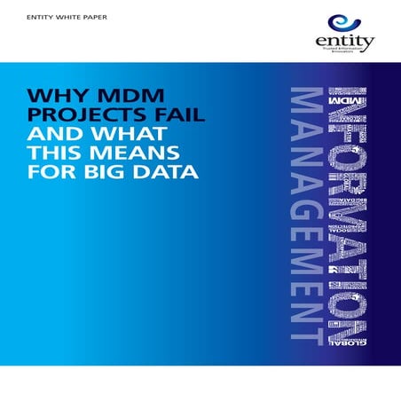 Why Master Data Management Projects Fail and what this means for Big Data
