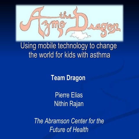 Using mobile technology to change the world for kids with asthma