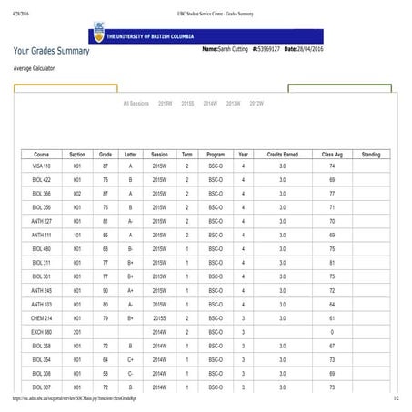 Unofficial Transcripts | PDF