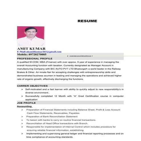 Resume