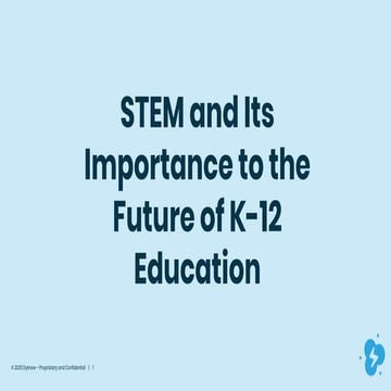 The Importance of STEM to K-12 Education