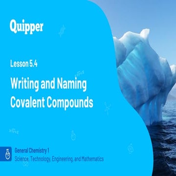 Comprehensive Guide to Naming Covalent Compounds and Formulas | PPTX