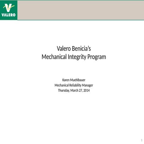 6824837121 - Valero Benicia's MI program