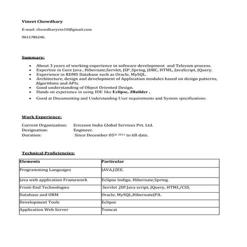 Vineet_resume