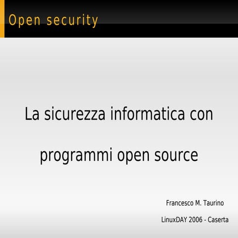 Open Security