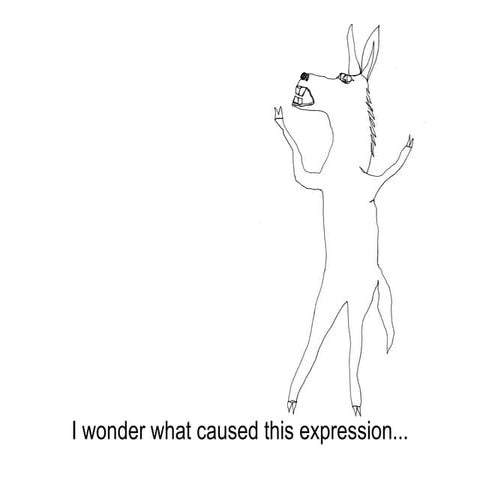 I wonder what caused this expression