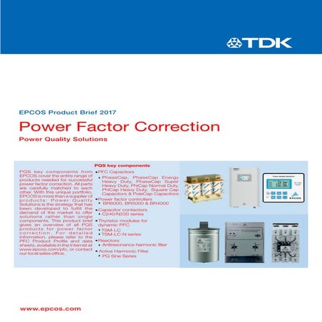 Epcos Capacitor Duty Contactors, Epcos Thyristor Duty Switching
