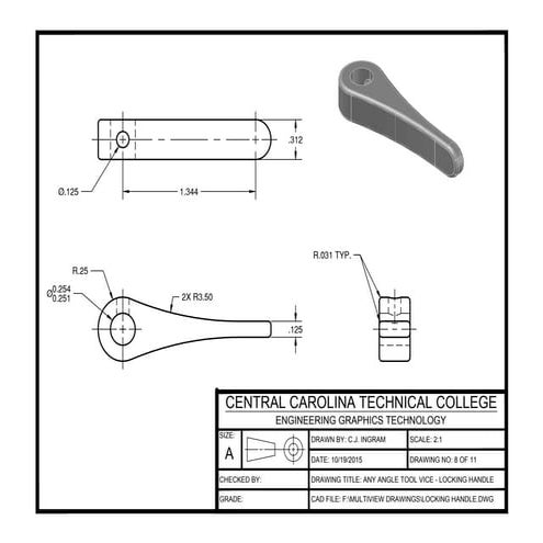 Angle vice locking handle-Layout1