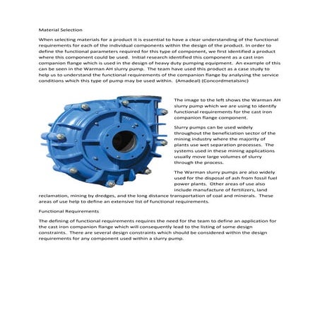 APDM - companion flange manufacturing report