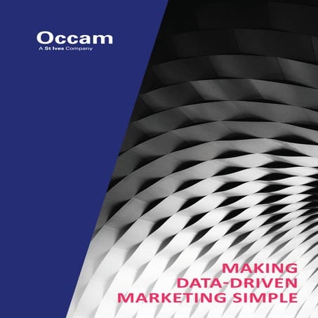 Occam - Making Data-Driven Marketing Simple