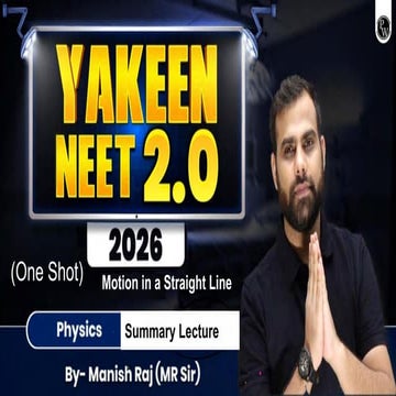 68770372b6dad49093d79a23_##_Motion in a straight line _ Summary Lecture ...