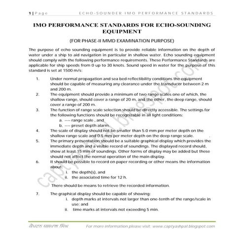 68898351 imo-performance-standards-for-echo-sounder