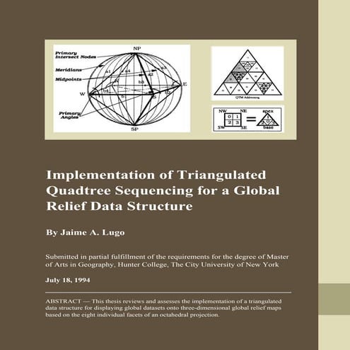 JLugo Thesis (MA in Geography) Triangulated Quadtree Sequencing-1994