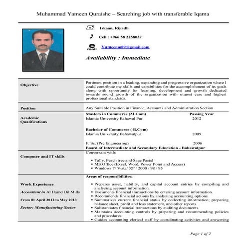 Harath CV N | DOCX
