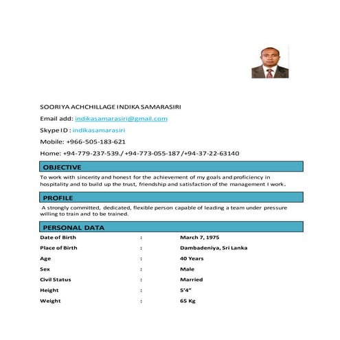 MY NEW CV 2015 NEW EDITION | DOCX