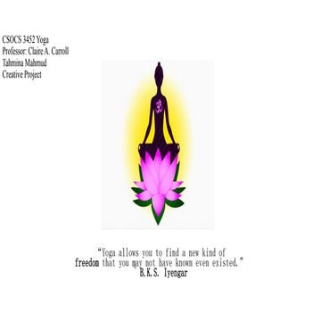 Final Paper Yoga Creative Project