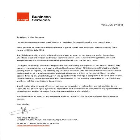 Letter Of recomendation (2)