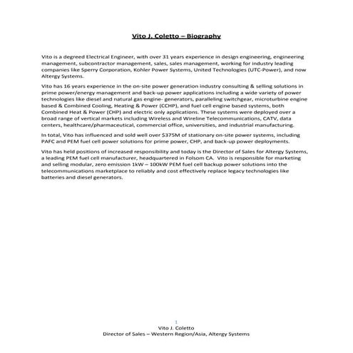 eMatrix Energy Systems pitch | PDF