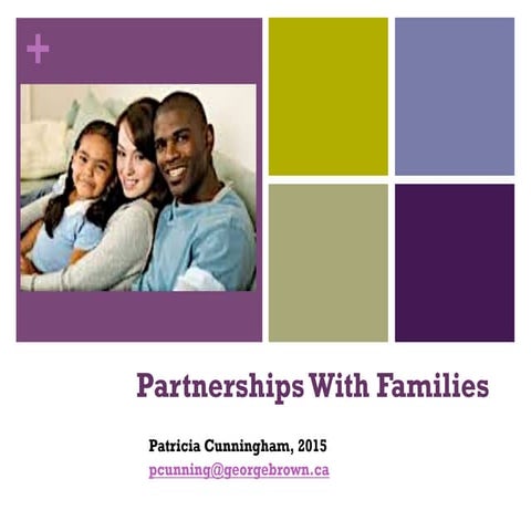 Partnerships with families