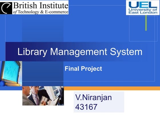 Project proposal of Library Management System. | PDF