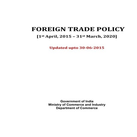 Updated_FTP_2015-2020 | PDF